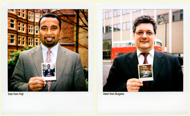 Solo from Fidji and Valeri from Bulgaria