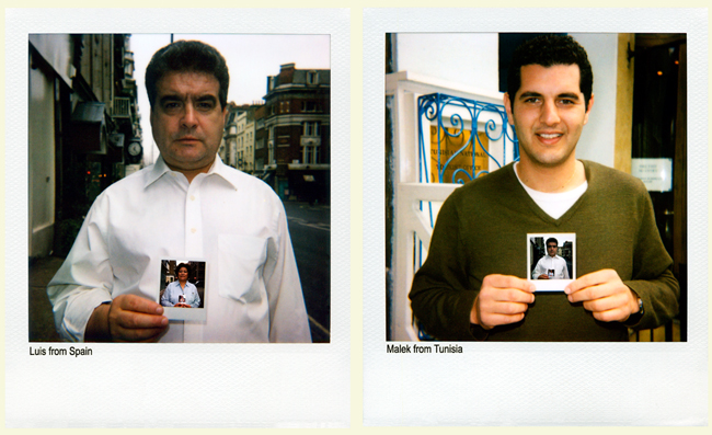 Luis from Spain and Malek from Tunisia