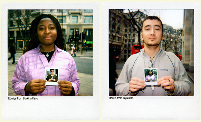 Edwige from Burkina faso and Darius from Tadjikistan